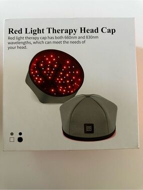 NEW Red Light Therapy Head Cap LED Hair & Scalp Device 660nm 830nm